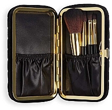 Zestaw pędzli do makijażu - Revolution Pro Glam Mini Brush Set & Case — Zdjęcie N2