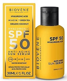 Serum przeciwstarzeniowe do twarzy - Biovene Anti-Aging Sun Serum SPF50  — Zdjęcie N1