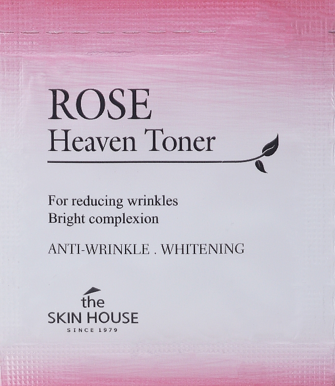 Odmładzający tonik z ekstraktem z róży - The Skin House Rose Heaven Toner (próbka) — Zdjęcie N1