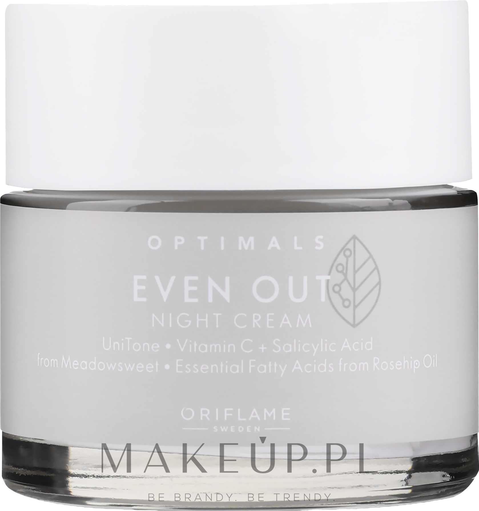 Krem do twarzy na noc przeciw plamom pigmentacyjnym - Oriflame Optimals Even Out Night Cream — Zdjęcie 50 ml
