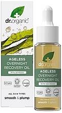 Olejek do twarzy - Dr. Organic Ageless Overnight Recovery Oil  — Zdjęcie N1