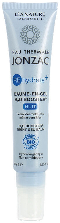 Żelowy balsam na noc - Eau Thermale Jonzac REhydrate+ H²O Booster Night Gel-Balm — Zdjęcie N1