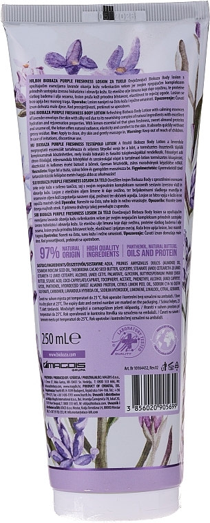 Balsam do ciała z lawendą i cytryną - Biobaza Purple Freshness Body Lotion — Zdjęcie N2