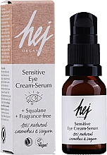 Kup Łagodzące serum pod oczy - Hej Organic Sensitive Eye Cream-Serum