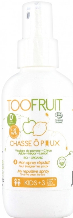 Spray do włosów dla dzieci przeciw wszom - Toofruit Lice Hunt Vinegar  — Zdjęcie N1