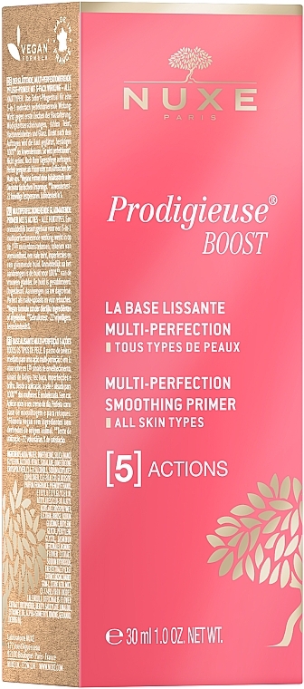 Wygładzająca baza perfekcjonująca pod makijaż - Nuxe Prodigieuse Boost 5 in 1 Multi Perfection Smoothing Primer — Zdjęcie N2
