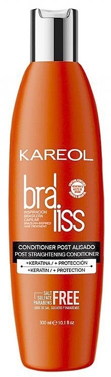 Odżywka do włosów Fitokeratyna w płynie - Kareol Braliss Post Straightening Conditioner — Zdjęcie N1