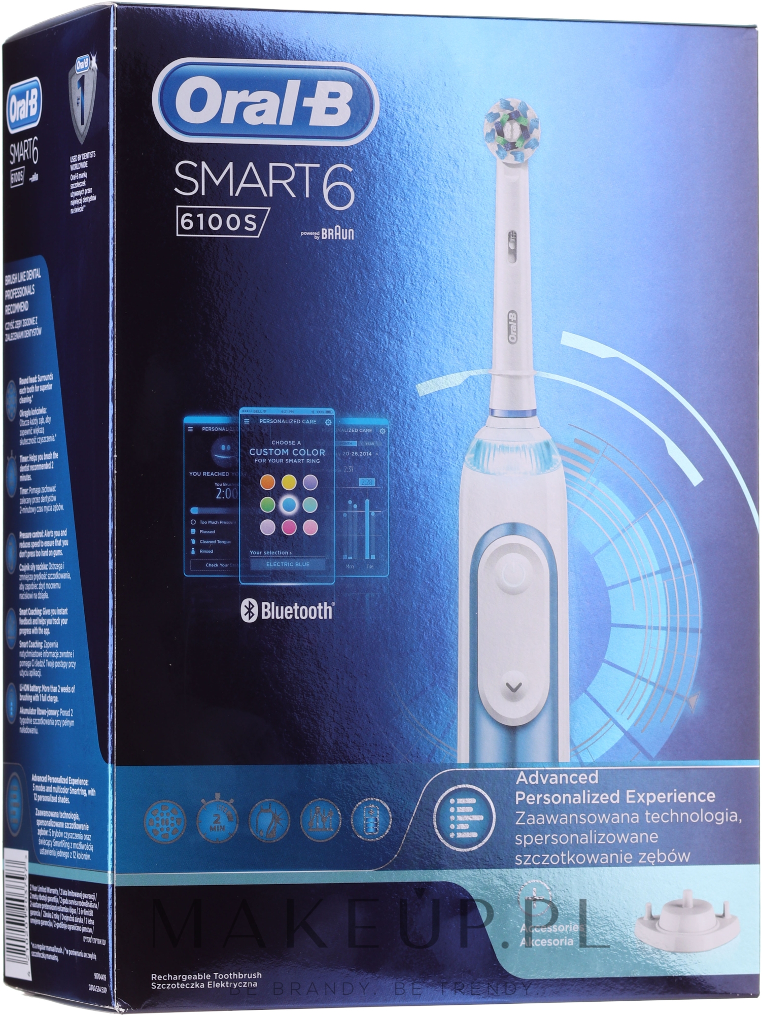 Oral-B Smart 6 6100S - Elektryczna Szczoteczka Do Zębów | Makeup.pl