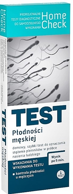 Test płodności męskiej - Home Check — Zdjęcie N1