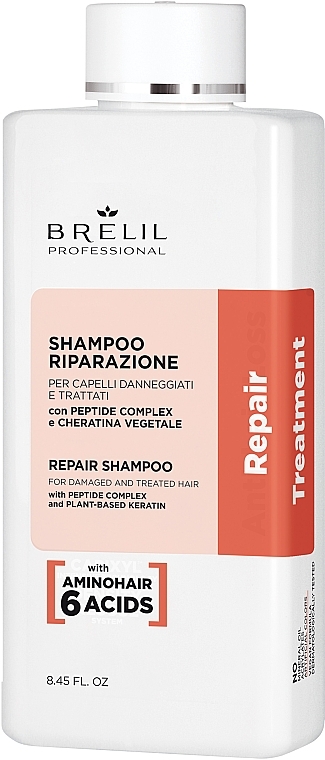 Rewitalizujący szampon do włosów - Brelil Repair Treatment Repair Shampoo — Zdjęcie N1