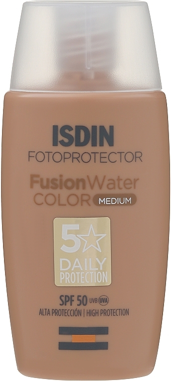 Krem do opalania twarzy - Isdin Fotoprotector Fusion Water Color SPF 50+ — Zdjęcie N1