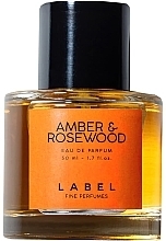 Label Amber & Rosewood - Woda perfumowana — Zdjęcie N1