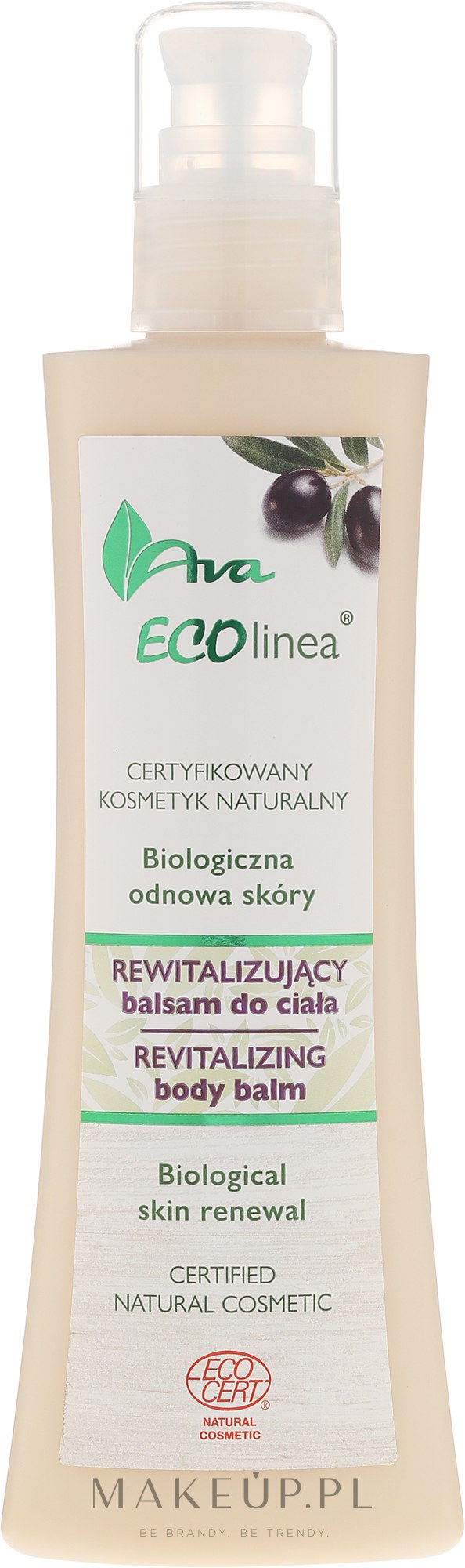 Rewitalizujący balsam do ciała Biologiczna odnowa skóry - AVA Laboratorium Eco Linea — Zdjęcie 200 ml