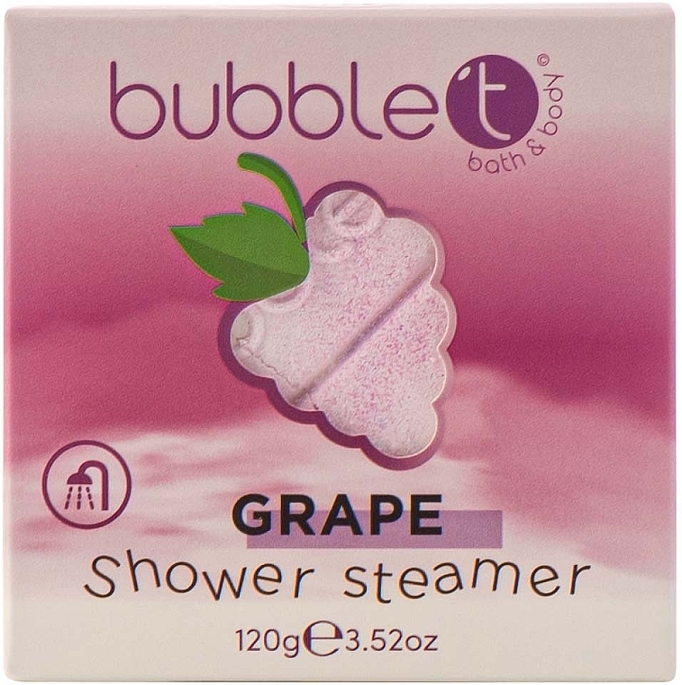 Winogronowa tabletka pod prysznic - Bubble T Cosmetics Grape Shower Steamer — Zdjęcie N1