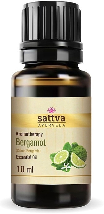Olejek eteryczny z bergamotki - Sattva Ayurveda Bergamot Essential Oil — Zdjęcie N1