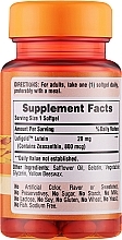 Suplement diety Luteina 20 mg - Puritan's Pride Lutein 20mg with Zeaxanthin — Zdjęcie N2