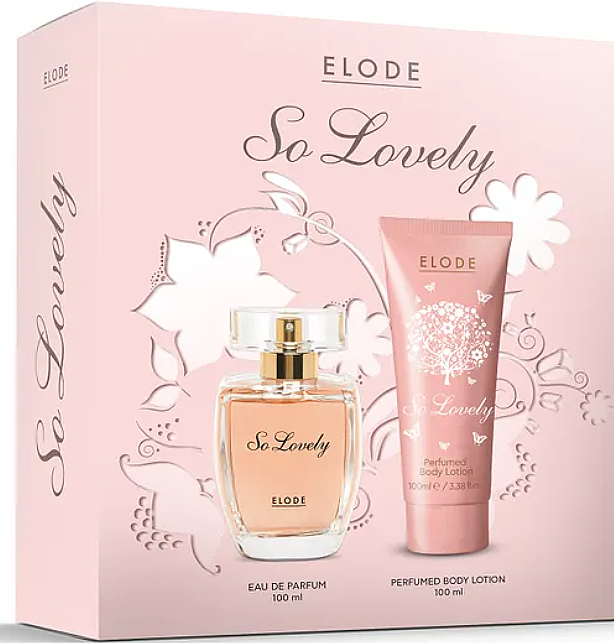 Elode So Lovely - Zestaw (edp 100 ml + b/lot 100 ml) — Zdjęcie N1