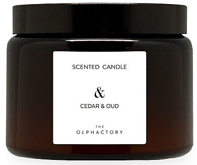 Świeca zapachowa w słoiku - Ambientair The Olphactory Cedar & Oud Scented Candle — Zdjęcie N2