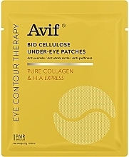 Biocelulozowe płatki pod oczy - Avif Bio Cellulose Under Eye Patches — Zdjęcie N1