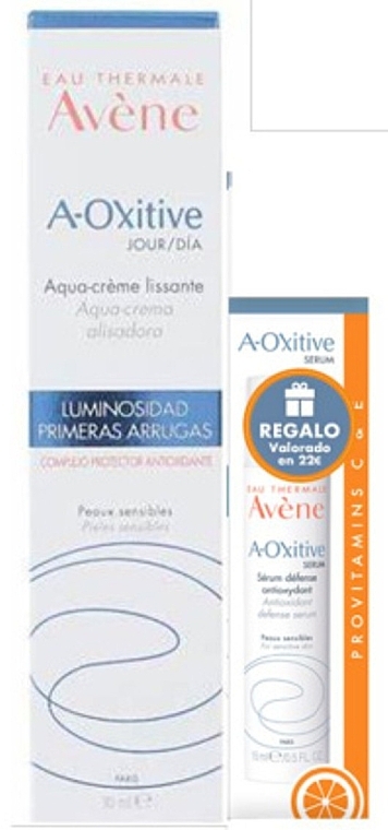 Zestaw dla mężczyzn - Avene A-Oxitive Day Cream (f/cr/30ml + serum/15ml) — Zdjęcie N1