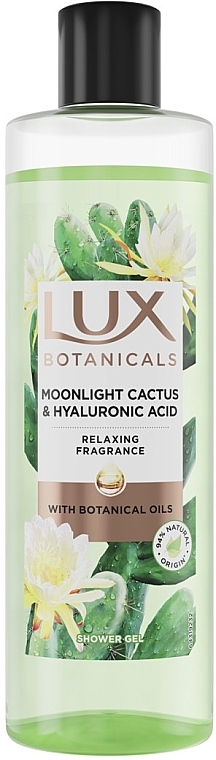 Żel pod prysznic Kaktus i kwas hialuronowy - Lux Botanicals Moonlight Cactus & Hyaluronic Acid Shower Gel — Zdjęcie N1