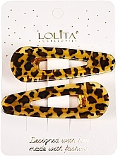Spinka do włosów, lampart, wzór 1  - Lolita Accessories  — Zdjęcie N1