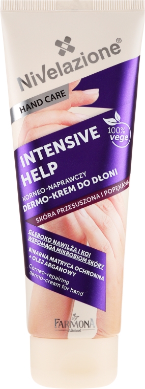Odżywczo-kojący krem do rąk dla mężczyzn - Farmona Nivelazione Intensive Help Corneo-Repairing Dermo-Cream for Hand — Zdjęcie N1