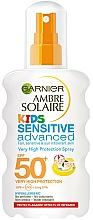 Przeciwsłoneczny spray do ciała dla dzieci SPF 50 - Garnier Ambre Solaire Kids Sensitive Advanced Protection Spray — Zdjęcie N1