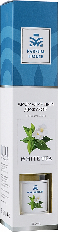 Dyfuzor zapachowy White tea - Parfum House White Tea — Zdjęcie N1