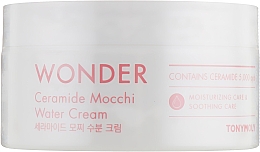 Kup Nawilżający krem do twarzy z wodą ceramidową - Tony Moly Wonder Ceramide Mocchi Water Cream