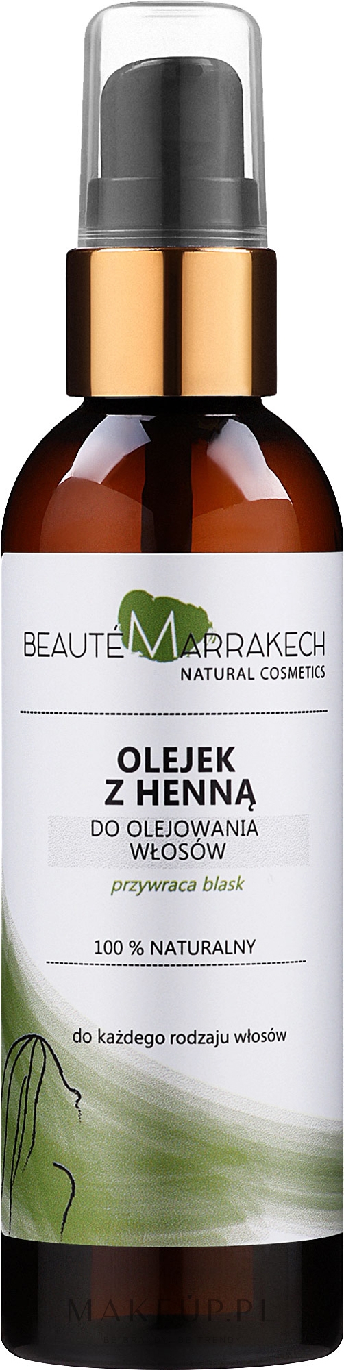 Olejek z henną do olejowania włosów - Beaute Marrakech Henna Natural Hair Oil — Zdjęcie 100 ml