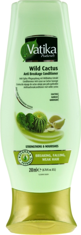 Odżywka przeciw łamaniu się włosów z dzikim kaktusem - Dabur Vatika Wild Cactus Anti-Breakage Conditioner — Zdjęcie N3