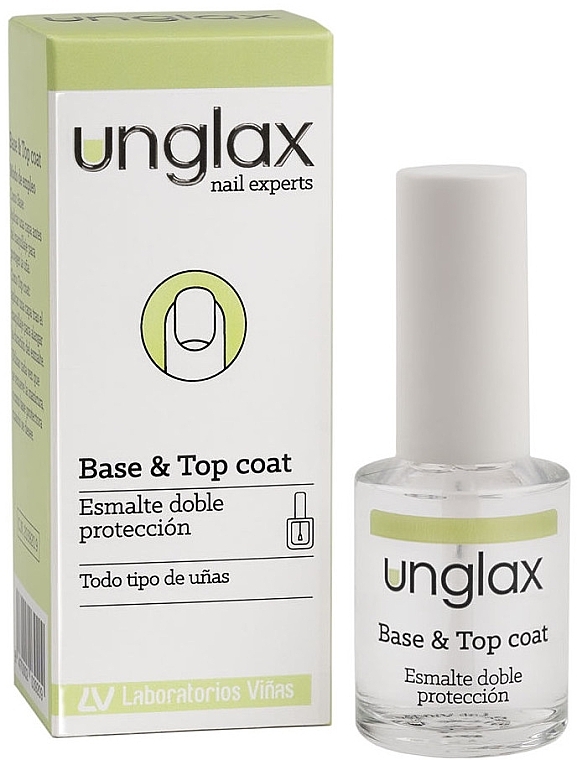 Baza i top do paznokci - Unglax Base & Top Coat — Zdjęcie N1