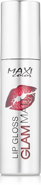 Matowa szminka w płynie - Maxi Color Lip Gloss Glam Matt — Zdjęcie N1