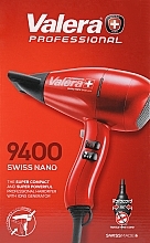 Suszarka do włosów, czerwona - Valera Swiss Nano 9400 Ionic Rotocord — Zdjęcie N3
