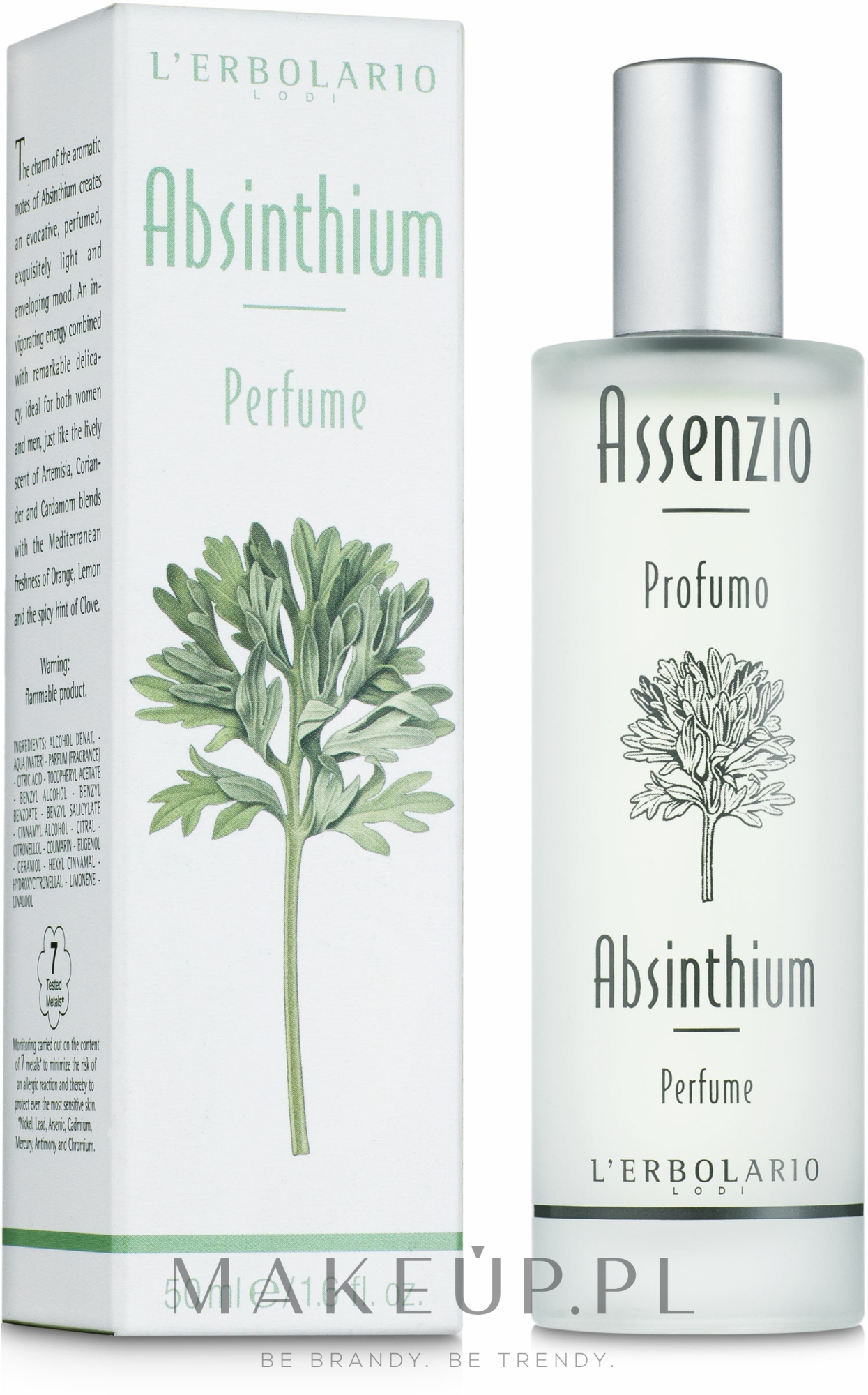 L'Erbolario Acqua Di Profumo Assenzio - Perfumy — Zdjęcie 50 ml
