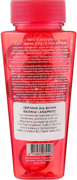 Relaksujące perły do kąpieli Malina i amarylis - Chapter 03 Berry & Amaryllis Bath Pearls — Zdjęcie N2