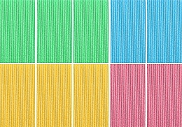 Pumeks 1080-K, zielony+żółty+różowy+niebieski - Deni Carte — Zdjęcie N1