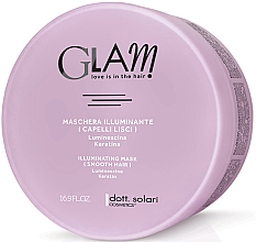 Wygładzająca maska do włosów Blask - Dott. Solari Glam Illuminating Mask Smooth Hair — Zdjęcie N2