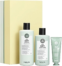 Zestaw - Maria Nila True Soft (shampoo/350ml+cond/300ml+mask/50ml) — Zdjęcie N1