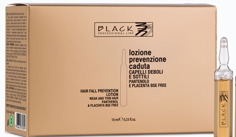 Balsam przeciw wypadaniu włosów z pantenolem i placentą - Black Professional Line Panthenol & Placenta Lotion — Zdjęcie N1