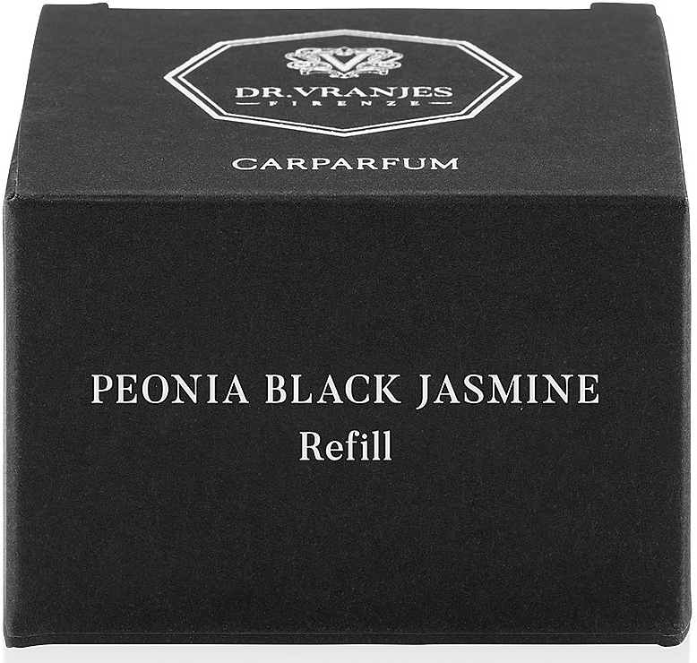 Dr. Vranjes Peonia Black Jasmine Carparfum Refill - Odświeżacz powietrza do samochodu (wymienna jednostka) — Zdjęcie N1