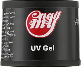 Żel biały, średni Nr 57 - My Nail UV Gel — Zdjęcie N2