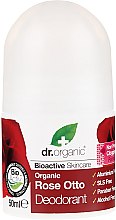 Kup Dezodorant w kulce Olej różany - Dr Organic Bioactive Skincare Rose Otto Deodorant 