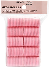 Kup Wałki na rzepy, różowe, 10 sztuk - Revolution Haircare Mega Pink Velcro Heatless Rollers