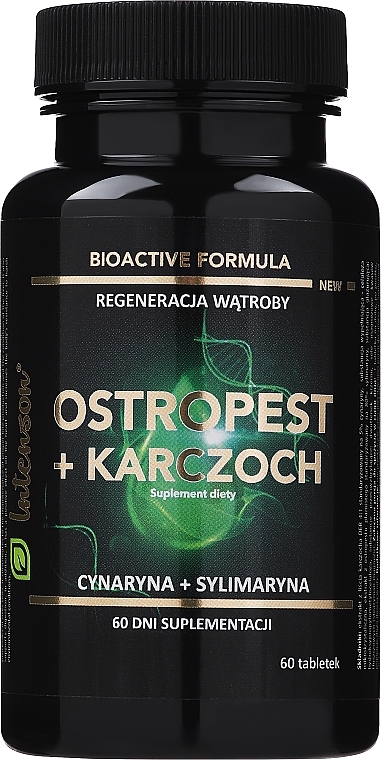 Suplement diety Ostropest plamisty + Karczoch - Intenson Ostropest + Karczoch — Zdjęcie N1