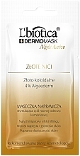 Kup Maska na noc Złote nici - L'biotica Dermomask Night Active Gold Spun