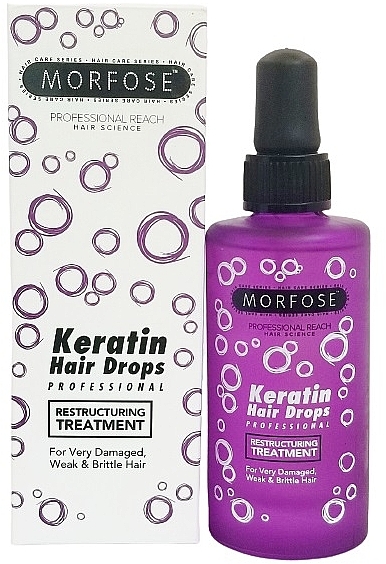 Olejek-serum do włosów - Morfose Keratin Hair Drops — Zdjęcie N1