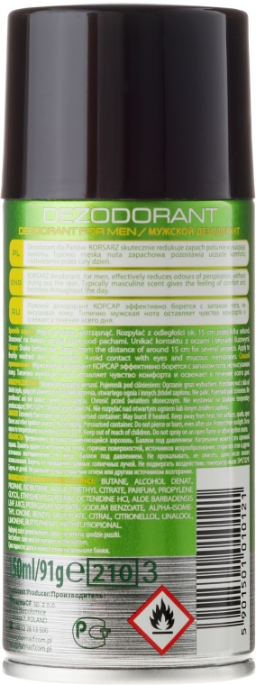 Dezodorant dla mężczyzn Hydronawilżanie - Pharma CF Korsarz Fresh — Zdjęcie N2
