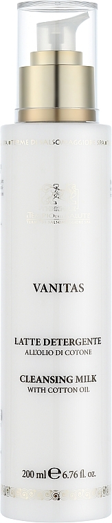 Oczyszczające mleczko termiczne Delikatność bawełny do wrażliwej skóry twarzy - Thermae Vanitas Cleansing Milk — Zdjęcie N1